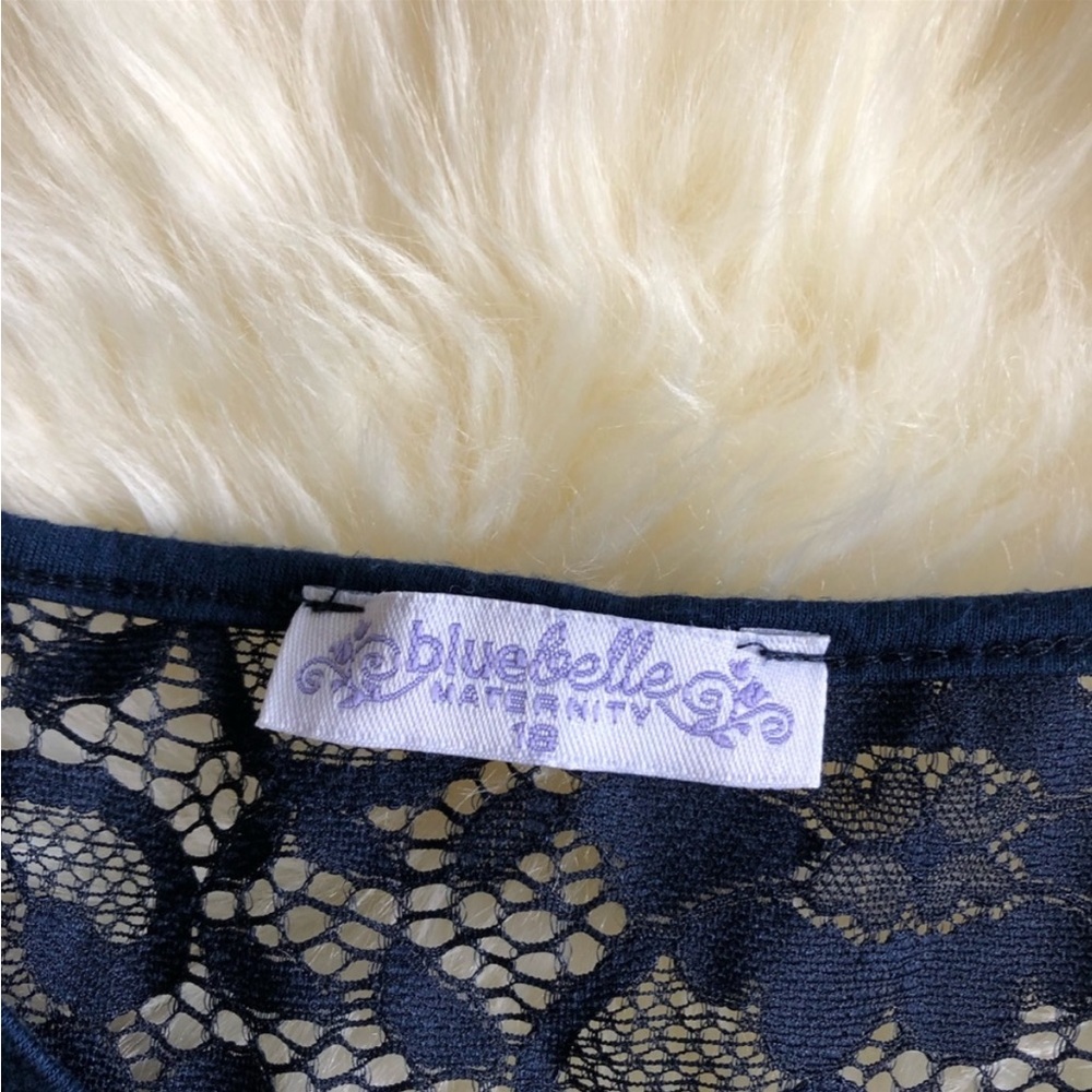 Bluebelle Maternity All Over Lace Bodycon Dress - Picture 5 of 5